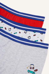 Boys' Patterned 3-Pack Boxers