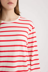 Regular Fit Crew Neck Striped T-Shirt Tunic