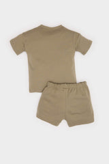 Baby Boy Jurassic World 2-Piece Set Short Sleeve T-Shirt Elastic Waist Shorts