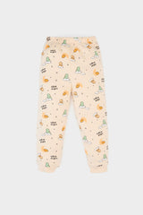 Baby Boy Dinosaur Patterned Top Bottom 2 Piece Pajama Set