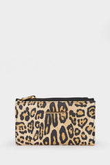 Women Leopard Patterned Faux Leather Wallet