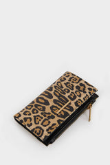 Women Leopard Patterned Faux Leather Wallet