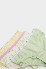 Girls Patterned 3-Pack Slip Panties