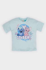 Baby Girl Disney Lilo & Stitch Crew Neck T-Shirt