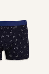 Regular Fit Cactus Patterned 3-Piece Boxer