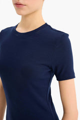 Coool Bodycon Body Saran Bike Collar Fitillince Camisole Short Sleeve Mini Dress