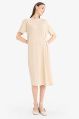 Regular Fit Crew Neck Dress