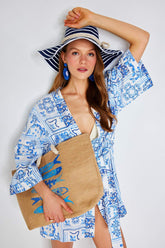 Women's Beach Straw Bag