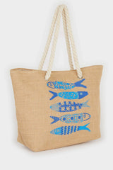 Women's Beach Straw Bag