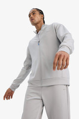 DeFactoFit regular fit cardigan with stand-up collar and print