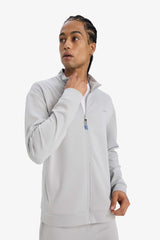 DeFactoFit regular fit cardigan with stand-up collar and print