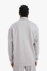 DeFactoFit regular fit cardigan with stand-up collar and print