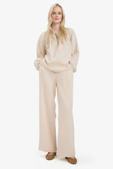 Oversize Fit Crew Neck Long Sleeve Blouse