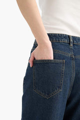 90's Wide Leg High Waist Straight Leg Long Jeans