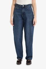 Carpenter Fit High Waist Straight Leg Jeans