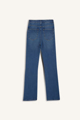 Slim Flare Fit High Waist Long Jeans