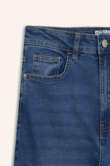 Slim Flare Fit High Waist Long Jeans