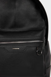 Men's Faux Leather Backpack