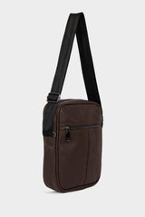 Men's Faux Leather Cross Bag