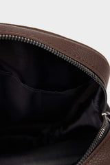 Men's Faux Leather Cross Bag