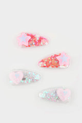 Girls 4-Pack Snap Buckle