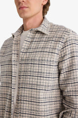 Regular Fit Polo Collar Flannel Long Sleeve Shirt