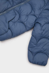 Baby Boy Hooded Zippered Quilted Coat