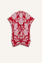 Regular Fit Tropical Printed Chiffon Beach Kimono-Fall in Love