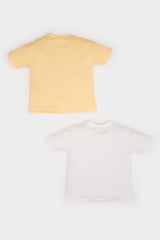 Baby Boy Dinosaur Printed Cotton 2 Piece T-Shirt