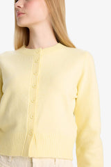 Cool Slim Fit Slim Cut Crew Neck Buttoned Knitwear Cardigan