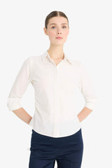 Fitted Bengalin Long Sleeve Shirt