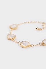 Women Floral Gold Bracelet
