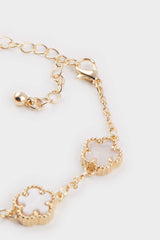 Women Floral Gold Bracelet