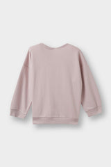 Baby Girl Crew Neck Floral Sweatshirt