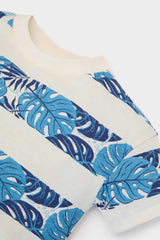 Baby Boy Regular Fit Palm Patterned T-Shirt