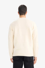 Relax Fit Crew Neck Knit Sweater