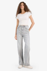 90's Wide Leg High Waist Straight Leg Jeans