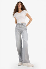 90's Wide Leg High Waist Straight Leg Jeans