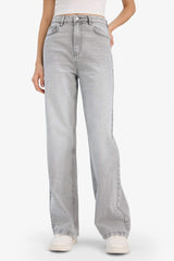 90's Wide Leg High Waist Straight Leg Jeans