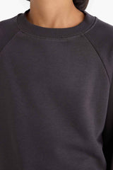 Boys Crew Neck Basic Plain School Sweatshirt
