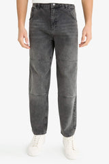 Relax Fit Ripped Detail Jeans