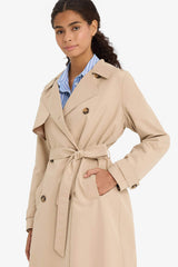 Regular Fit Belted Pocket Trench Coat