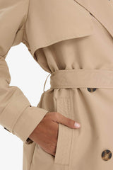Regular Fit Belted Pocket Trench Coat