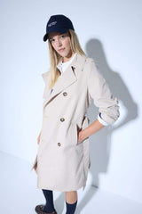 Regular Fit Belted Pocket Trench Coat