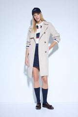 Regular Fit Belted Pocket Trench Coat