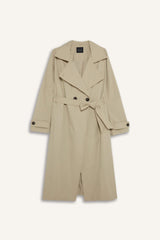Regular Fit Removable Hooded Belted Trench Coat
