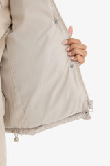 Regular Fit Hooded Zip-Up Puffer Vest