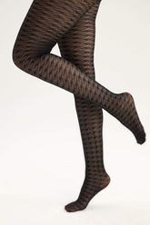 Women's Patterned 40 Denye Premium Pantyhose