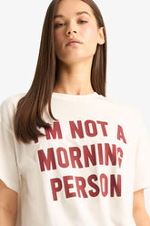 Oversize Wide Pattern Crew Neck Printed Short Sleeve T-Shirt