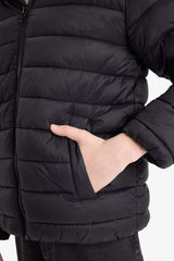 Boys Waterproof Hooded Zippered Puffer Jacket